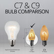 C7 Shatterproof FlexFilament Vintage LED Light Bulb, Warm White