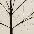 6' Black Fairy Light Tree, Warm White LED Lights 