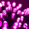 5mm Commercial LED String Lights, Pink, Green Wire