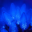 C9 Commercial LED String Lights, Sapphire Blue, Green Wire