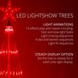 9' Red LED Animated Outdoor Lightshow Tree 