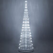 12' Cool White LED Animated Outdoor Lightshow Tree 