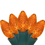 Strawberry LED String Lights, Amber, Green Wire - Yard Envy