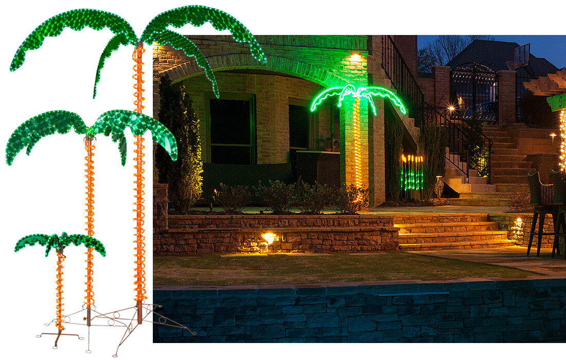 LED Rope Light Palm Tree