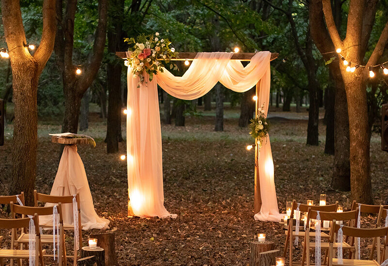 Outdoor Wedding Patio Lights