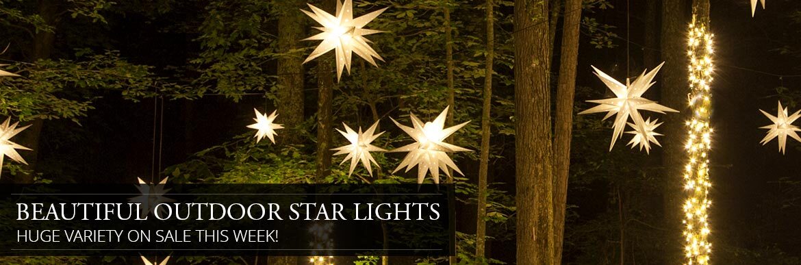 Outdoor Star Lights for Christmas and Events