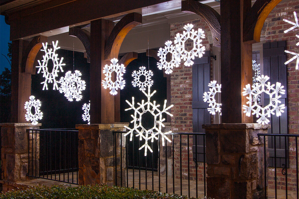 Christmas Snowflake Porch Decorations