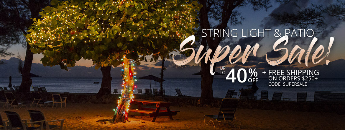 String Light & Patio Super Sale!