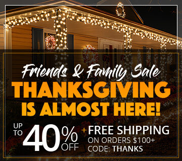 thanksgiving sale outdoor lights