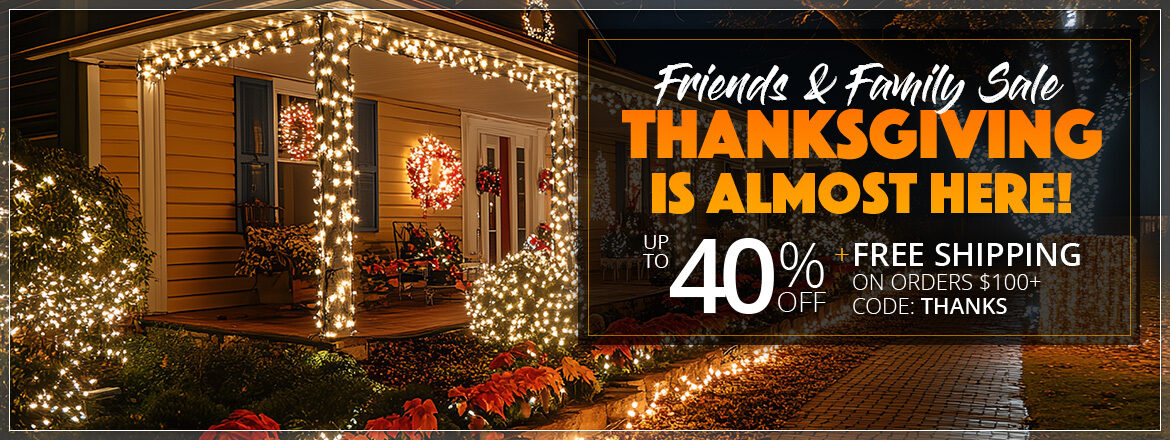 Thanksgiving Outdoor Lights Sale