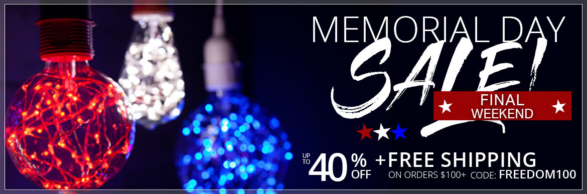 Patriotic Lights and Decorations