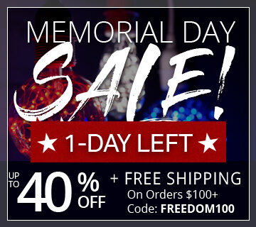 Patriotic Lights and Decorations