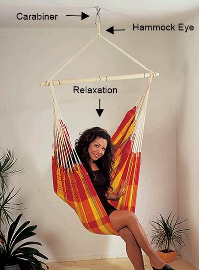 Hammock chair installation hot sale