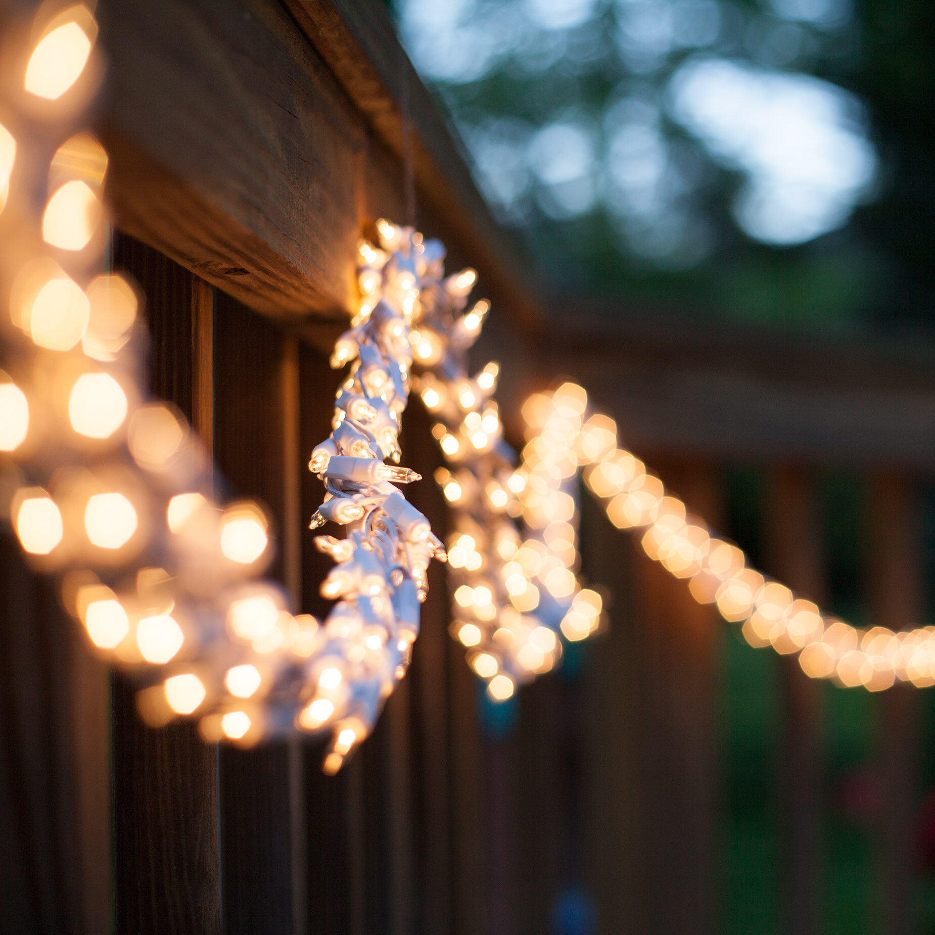 Hanging Patio String Lights: A Pattern of Perfection - Yard Envy