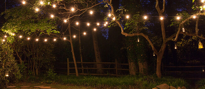 How To Hang Patio Lights - Yard Envy