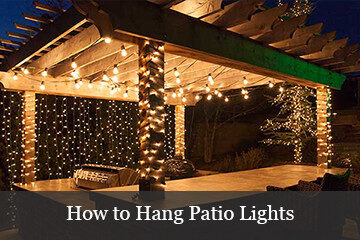 How To Hang Patio Lights