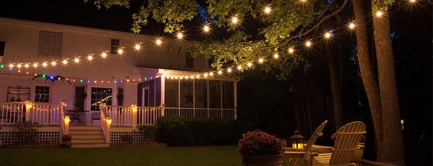 Decorating the Patio With Fairy Lights