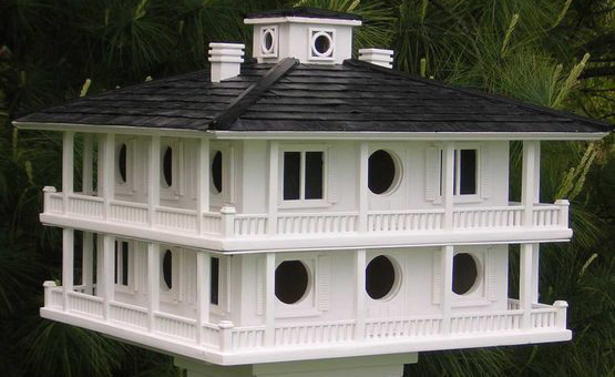 Clubhouse Style Bird House for Purple Martins