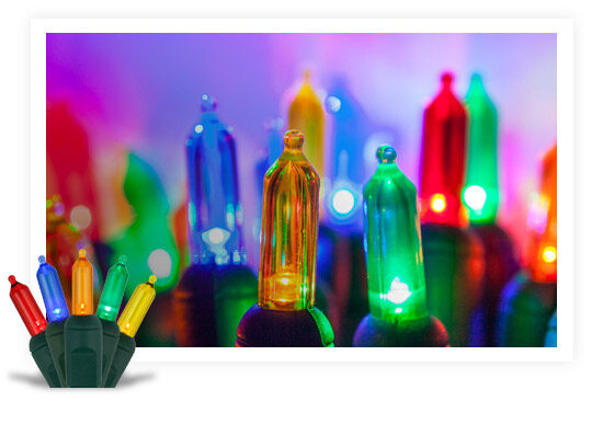 LED Colored String Lights
