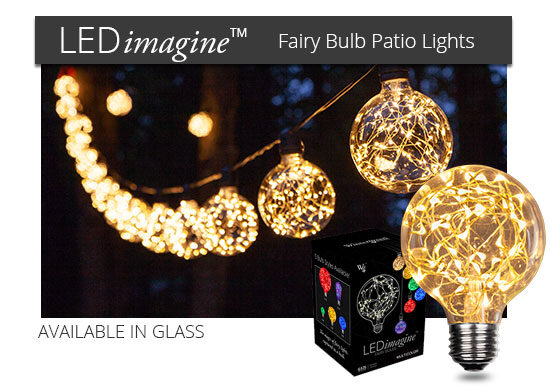 Globe String Lights Yard Envy, Round Bulb Fairy Lights