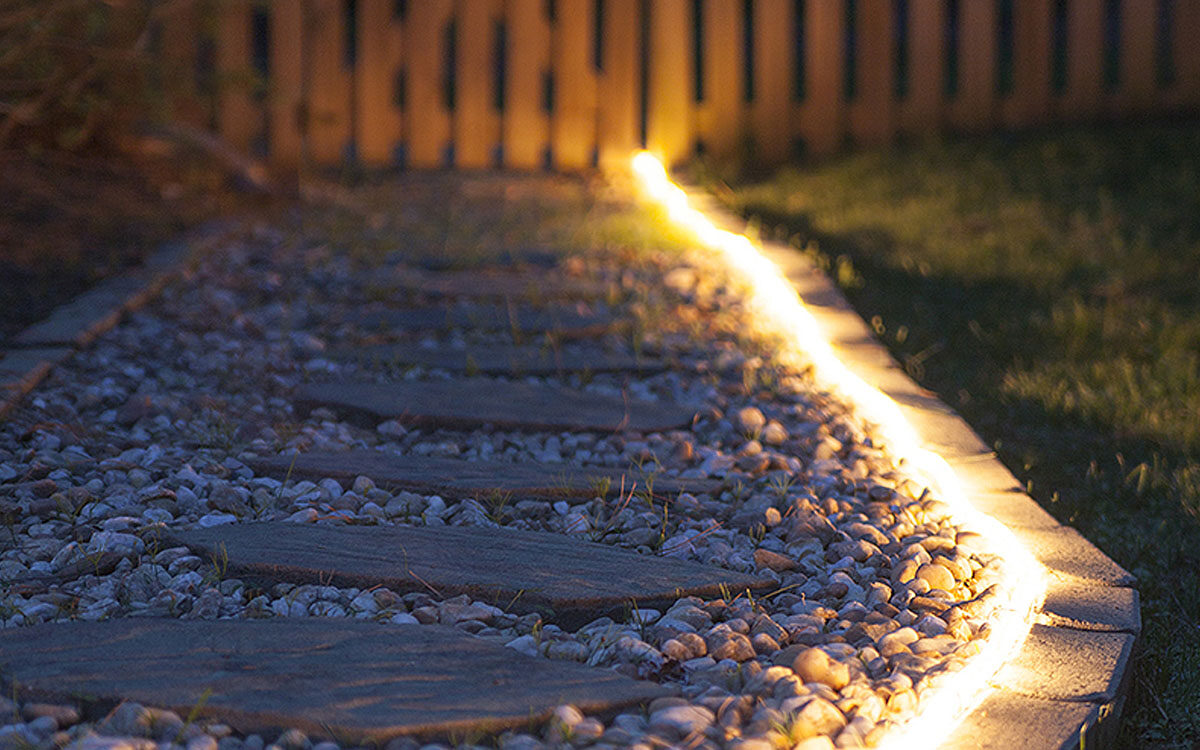 Rope Light Ideas for DIY Outdoor Lighting - Yard Envy